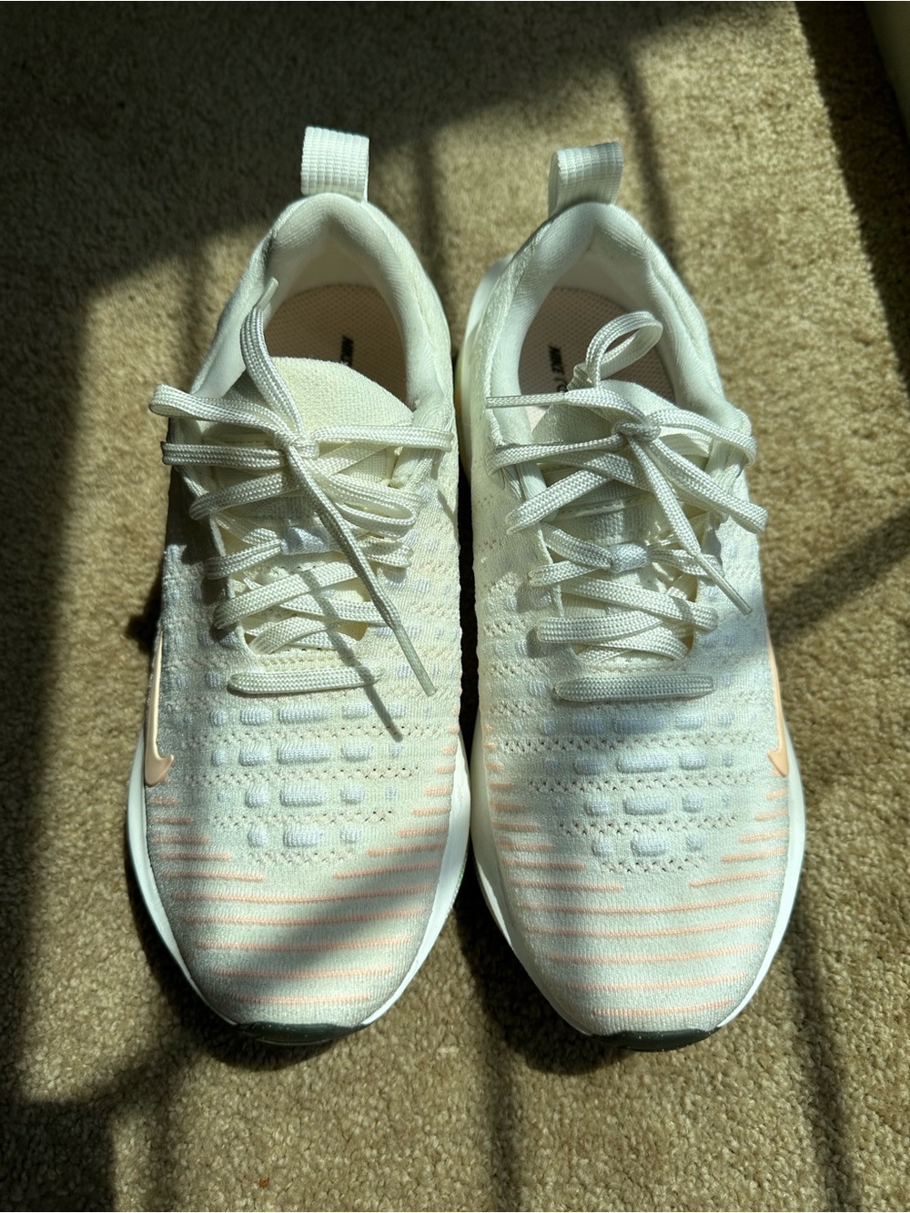 Nike Women’s Sneakers White with Light Pink Accents